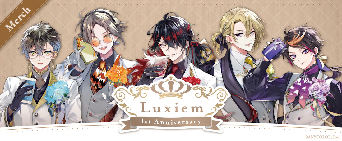 NIJISANJI EN announces Luxiem 1st Anniversary Goods | NIJISANJI